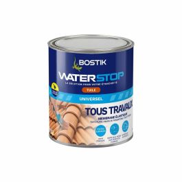 Bostik GEN1714000669943 Membrana Impermeabilizante Waterstop para Reparación de Fugas - Bote de 1 kg - Color Teja
