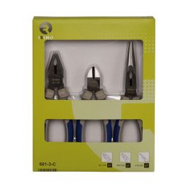 Irimo 601-3-c Juego 3 Alicates Universales 180mm, Corte Diagonal 160mm, Boca Semirredonda 200mm, Mango Bi-material Agarre Suave Acero Alto Rendimiento Precio: 29.49999965. SKU: B16Q6CXJF7