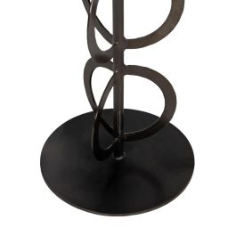 S/2 Mesa Auxiliar Blanco-Negro 38 X 38 X 63 cm