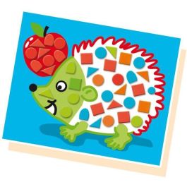 Ses Creative - Kit de Mosaico para Niños: Estoy Aprendiendo Mosaico con Formas de Espuma Autoadhesivas y 4 Diseños