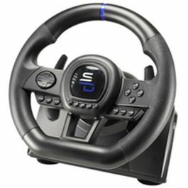 Subsonic SUB3701221702700 Volante de Carreras SUPERDRIVE SV650 con Pedales, Levas, Vibraciones, Multiplataforma