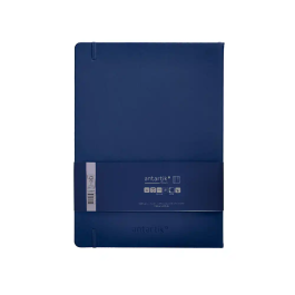 Antartik Cuaderno A4 Tapa Dura Azul Marino 100 Hojas Cuadriculadas 80gr FSC