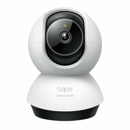 Tp - link Tapo TC72 Cámara Seguridad WiFi 360° 2K, Visión Nocturna, Detección IA, Alarma Luz/Sonido, Control Voz