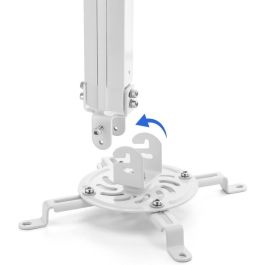 Techly ICA-PM 18M Soporte Techo Proyector Universal 54-90cm Ajustable 360° Inclinación ±15° Plata