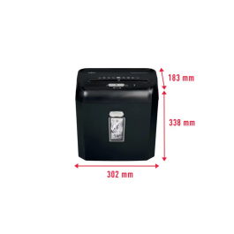 Destructora Rexel Promax Qs Rps812 (8H Tiras) Nv.Seg.2 - Tira 6 Mm - Dep.12L