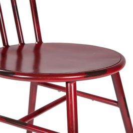 Silla de Comedor Alexandra House Living Vintage Rojo 52 x 86 x 42 cm