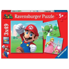 Ravensburger 4005556051861 Puzzles 3x49 piezas Super Mario A partir de 5 años Precio: 24.58999994. SKU: B16TSR8FA4