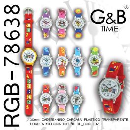 G&B TIME Reloj Infantil con Correa de Silicona 3D, Esfera con Luz LED, Reloj GB Precio: 7.4536. SKU: B1ASTA4CGT