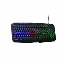 The G-Lab COMBO NATRIUM Pack Gaming 4 en 1: Teclado Retroiluminado Silencioso, Ratón 6400 DPI, Auriculares 50mm, Alfombrilla - Con Cable para PC
