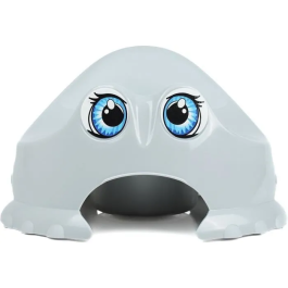 Thermobaby Orinal Rigolo Encanto Gris Divertido Cómodo Estable Integración Fácil Color Madera