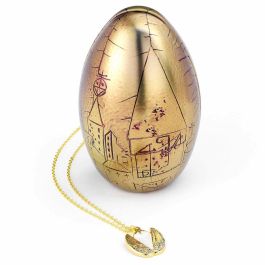 THE CARAT SHOP Colgante Huevo de Oro Harry Potter en Lata de Regalo con Cadena de 40cm