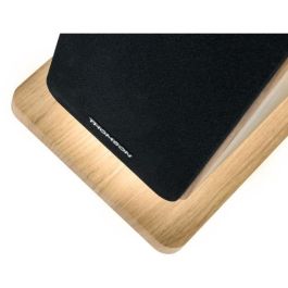 Thomson THO3499550389326 Torre de Sonido Bluetooth 120W, Óptico, USB, Ecualizador, TWS, Control Remoto, Madera/Negro