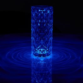 Home Deco Factory Lámpara LED Efecto Cristal Poliestireno