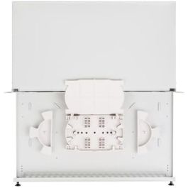 Lanberg FOP1-12SS-LDS Panel de Conexión tipo-D para Bastidor - Acero y ABS - Gris - Accesorio de red Lanberg para racks