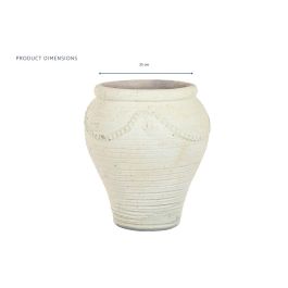 Jarrón Home ESPRIT Beige