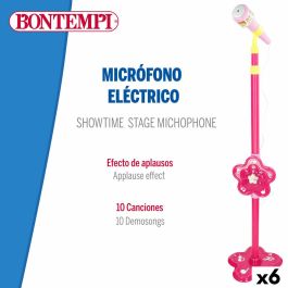 Micrófono de juguete Bontempi 20 x 105 x 20 cm (6 Unidades) Micrófono de juguete Bontempi 20 x 105 x 20 cm (6 Unidades)