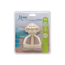 KioKids Mordedor de Silicona para Bebé, Ovejita Patilarga Beige, Alivio Dentición, con Texturas Masajeadoras, +3 Meses, Libre de BPA y Ftalatos