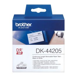 Brother Cinta Continua De Papel Térmico Removible - Blanco - 62 mm x 30,48 M