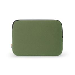 Dicota BASE XX Funda Portátil 13-13.3" Verde Oliva, Protección Robusta Ultraligera con Espuma PU y Doble Cremallera