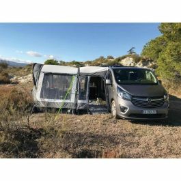 Summerline Toldo hinchable Furgoneta Adventurer 210-235 cm, adaptable altura montaje 180-285 cm, lona alta gama, persianas, túnel regulable