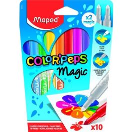 Rotulador Fibra Maped Color´Peps Magic Estuche De 10 12 unidades Precio: 41.50000041. SKU: B1J92FB95J