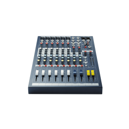 SOUNDCRAFT EPM 6 Mesa de mezclas analógica 6+2 canales, 2 auxiliares, EQ 3 bandas, Montaje en rack
