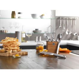 Zwilling 37160-019-0 Prensa de Ajo de Mano Profesional Acero Inoxidable Plata 202 mm