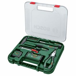 Bosch 4059952643359 Juego de Herramientas Manuales Universal 17 Piezas Kit de Reparación Versátil para Uso Doméstico
