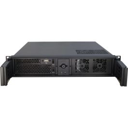 Inter-Tech IPC 2U-2098-SL Servidor Estante Negro ATX micro ATX Mini-ITX Acero 2U