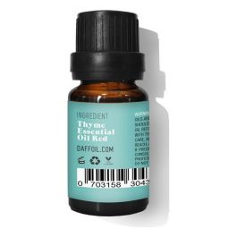Daffoil Aceite Esencial Tomillo Rojo 10ml - Aromaterapia y Cuidado Piel: Alivia Dolores Musculares, Articulares y Moratones. Puro Ecológico.