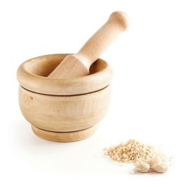 Mortero de cocina Quid Grettel Madera Precio: 7.49999987. SKU: S2701906