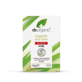 Dr. Organic Jabón en Pastilla de Árbol del Té Ecológico 100g – Antibacteriano y Antioxidante con Té Verde Precio: 4.49999968. SKU: B16KMHQKBX