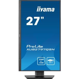 iiyama XUB2797QSN-B2 Monitor 27" QHD (2560x1440) IPS 1ms 100Hz con USB-C, HDMI, DP, Altavoces y Pivot, Negro