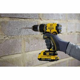 Stanley FATMAX SFMCD721M2K-QW Taladro Percutor V20 Brushless 18V con 2 Baterías 4.0Ah, Cargador y Maletín