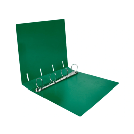 Liderpapel Carpeta 4 Anillas 40 mm Polipropileno DIN A4 Verde Translucido