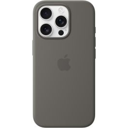 Apple iPhone 16 Pro Funda de Silicona con MagSafe Gris Piedra