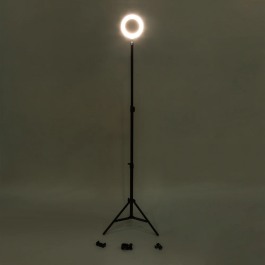 SUN Trípode SUN-RL6-200 Iluminación Videoblogs 8W 6000K Ø16Cm 68-200Cm Regulable 40.000H