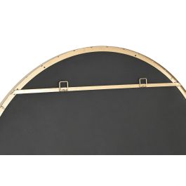DKD Home Decor Espejo Dorado 5 x 121 x 121 cm Hierro y Espejo