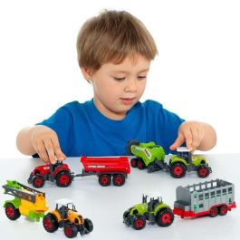 Tractor granja con remolque. escala 1:50 - modelos surtidos Tractor granja con remolque. escala 1:50 - modelos surtidos