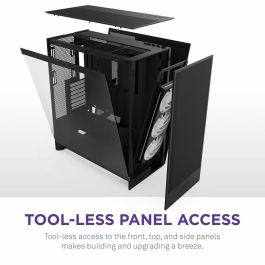 NZXT CM-H72FB-R1 H7 Flow RGB Caja de Torre Media con Ventiladores RGB Incluidos - Negra