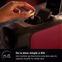 Philips Cafetera de Cápsulas LM9012/50 Sublime Gold Rojo