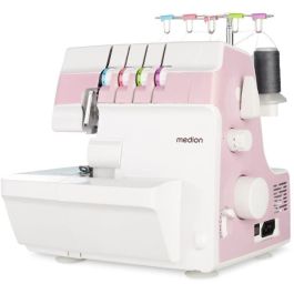 Remalladora - MEDION - SO 90 - 91W - Tipo de aguja 11, 14, 16 - 1200 rpm - LED - Rosa