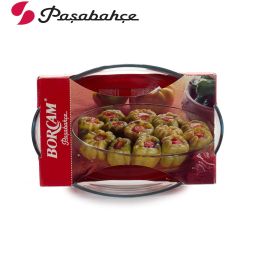 Bandeja Ovalada Pasabahce 2360ml - Vidrio Borosilicato 22x6x30.5cm, Apta Horno (6 Unidades) Bandeja Ovalada Pasabahce 2360ml - Vidrio Borosilicato 22x6x30.5cm, Apta Horno (6 Unidades)