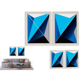 Cuadro Forma Geometrica Azul 61X81Cm Surtidos Giftdecor (2 Unidades) Precio: 63.78999968. SKU: B13TD9WCAJ