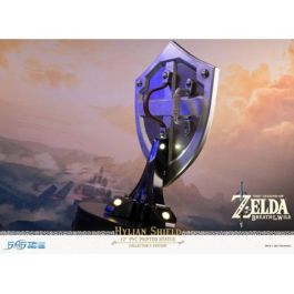First 4 Figures Escudo Hyliano Collector Edition The Legend of Zelda Breath of the Wild Réplica 29cm Luces LED
