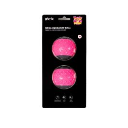 Gloria Play And Run Pelota Mega Squeaker para Perros M 6.35 cm Rosa-Gris (2 Unidades) - Juguete de Ejercicio y Adiestramiento TPR Gloria Play And Run Pelota Mega Squeaker para Perros M 6.35 cm Rosa-Gris (2 Unidades) - Juguete de Ejercicio y Adiestramiento TPR