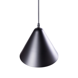 Lámpara Colgante "Julianna" Estilo Nórdico Vintage Aluminio Negro [SKD-P026-B]