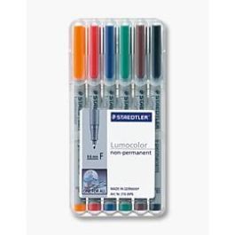 STAEDTLER 316 WP6 Rotuladores Universales Lumocolor F no Permanentes Surtidos 0.6 mm (6 unidades) Precio: 24.95000035. SKU: B12B9TP8YC