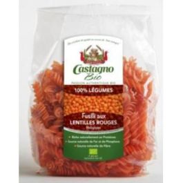 CASTAGNO Espirales de Lenteja Roja Eco 250g - Pasta Alimenticia Vegana Rica en Proteínas Precio: 3.4999998. SKU: B1JTS2D6GW