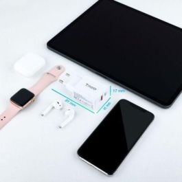 TooQ TQWC-2SC04WT Cargador de Pared Carga Rápida 20W Doble Puerto USB-C Power Delivery y USB-A Quick Charge 3.0 Blanco
